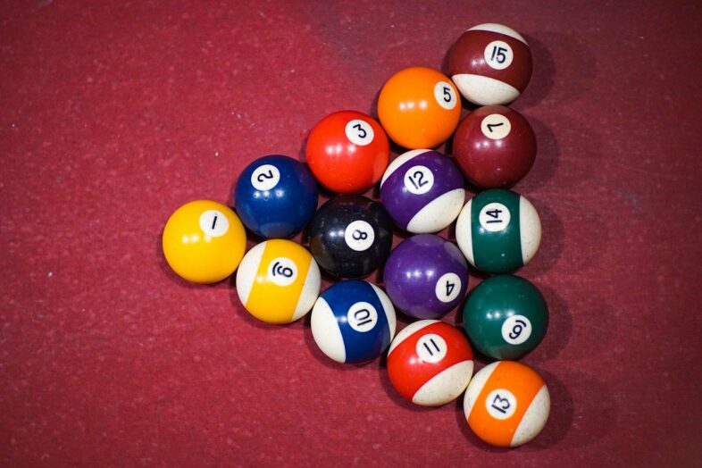 Kugeln beim Poolbillard