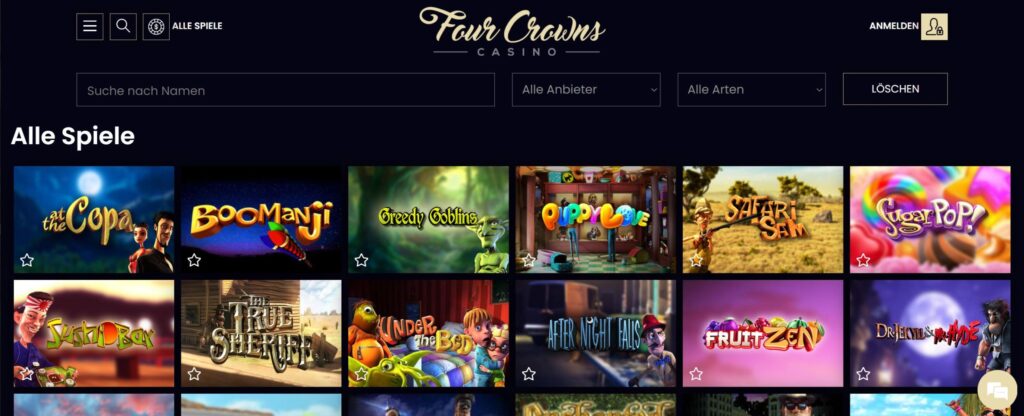 Four Crowns 4 four crowns spiele