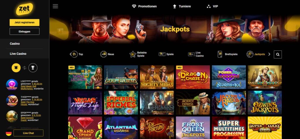Zet Casino 2 jackpot zet casino