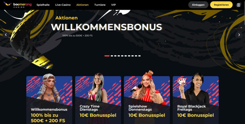 Boomerang Casino 4 Boomerang bonus